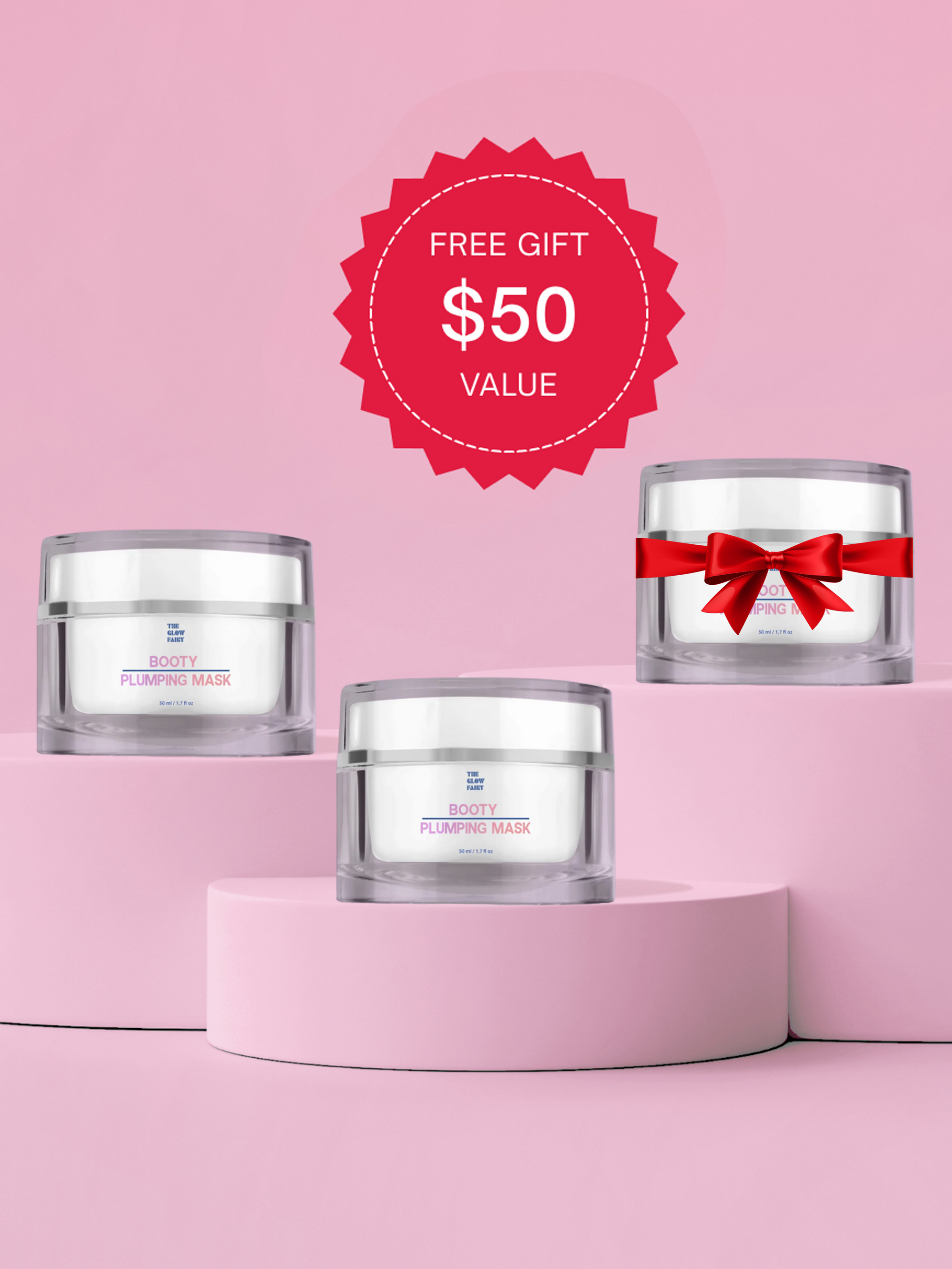 Booty Plumping Mask 2-Pack + Free Gift - Sale